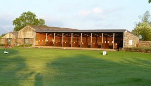 Covered driving bays Westport Golf Club