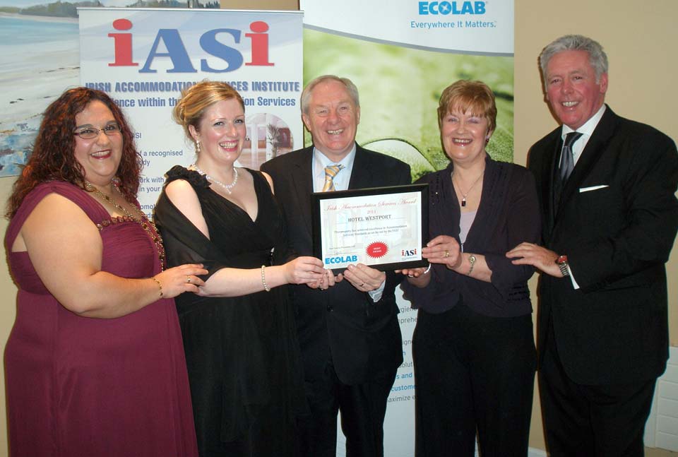 2012 IASI Award Hotel Westport Co Mayo