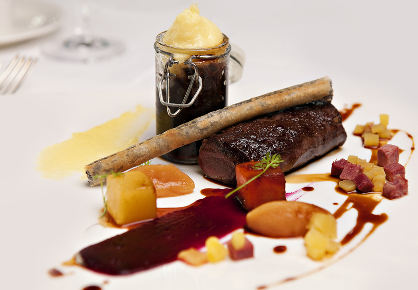 Knockranny House Hotel Sample Venison Dish