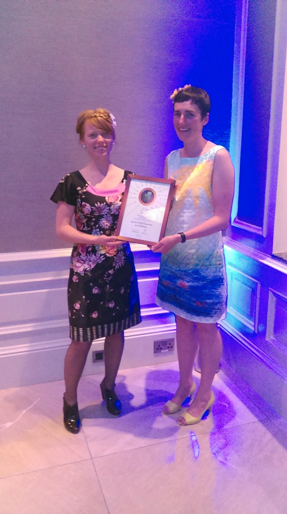 Kirsten O'Dwyer and Laura Heneghan Westport Smarter Travel - Irish Tourism Industry Awards